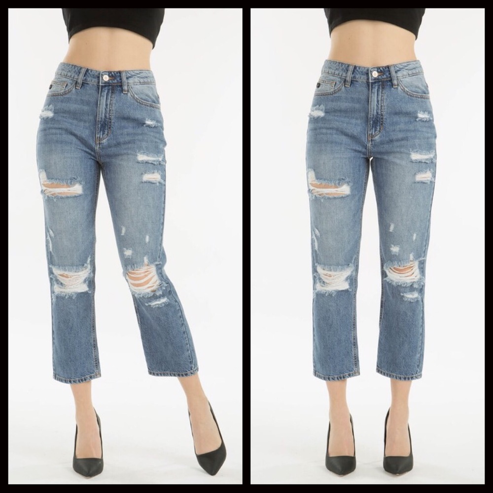 1 LEFT‼️ Vintage Wash Cropped Jean - Picture 8 of 8
